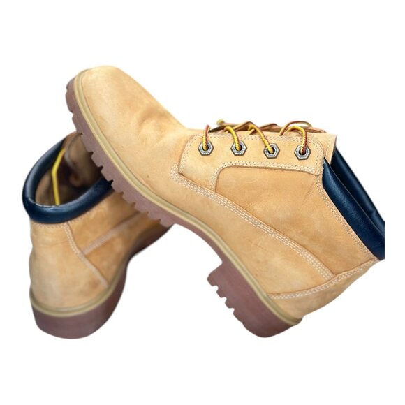 Timberland Women's Waterproof Padded Collar Chuckka Boots Wheat Tan Size 8M - Picture 6 of 14